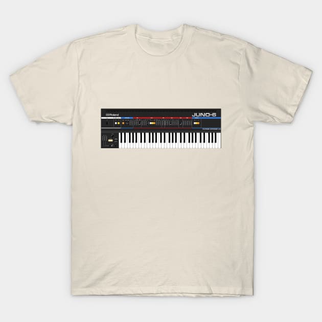 Roland Juno-6 T-Shirt by RetroFitted